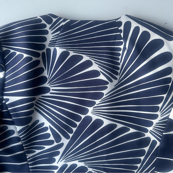 J.Crew Women's Blazer Cotton Floral Geometric Open Front Fashion Size:6 - Picture 12 of 15